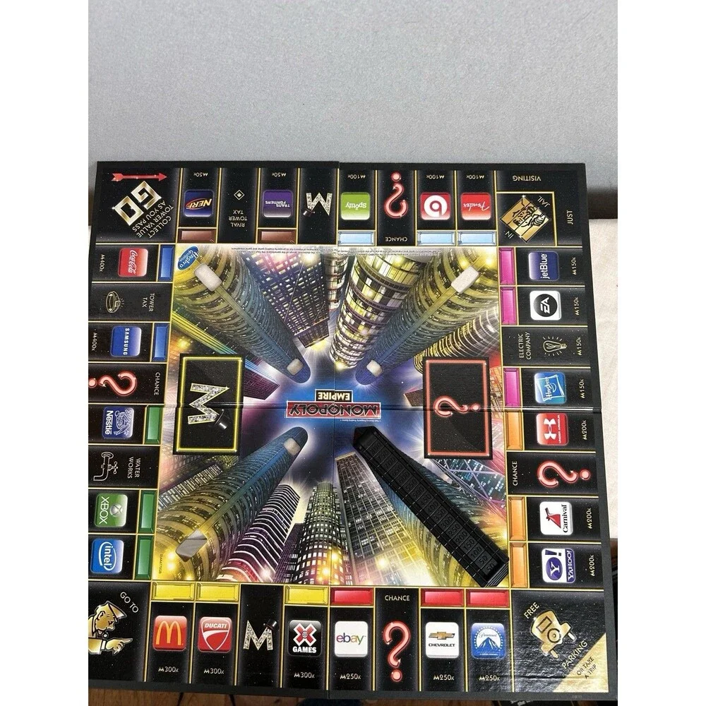 Monopoly Empire Gold Edition Board Game 2013 Hasbro - 99% Complete